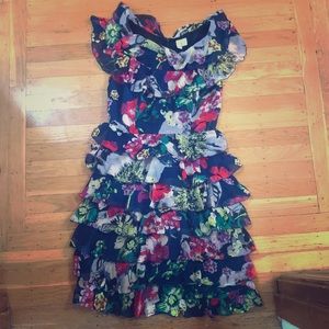 Floral cute ruffle dress!